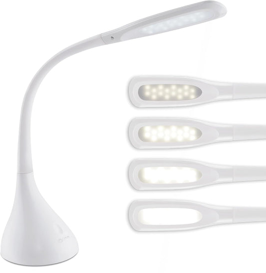 Creative Curves LED Desk Lamp, White