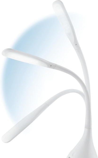 Creative Curves LED Desk Lamp, White