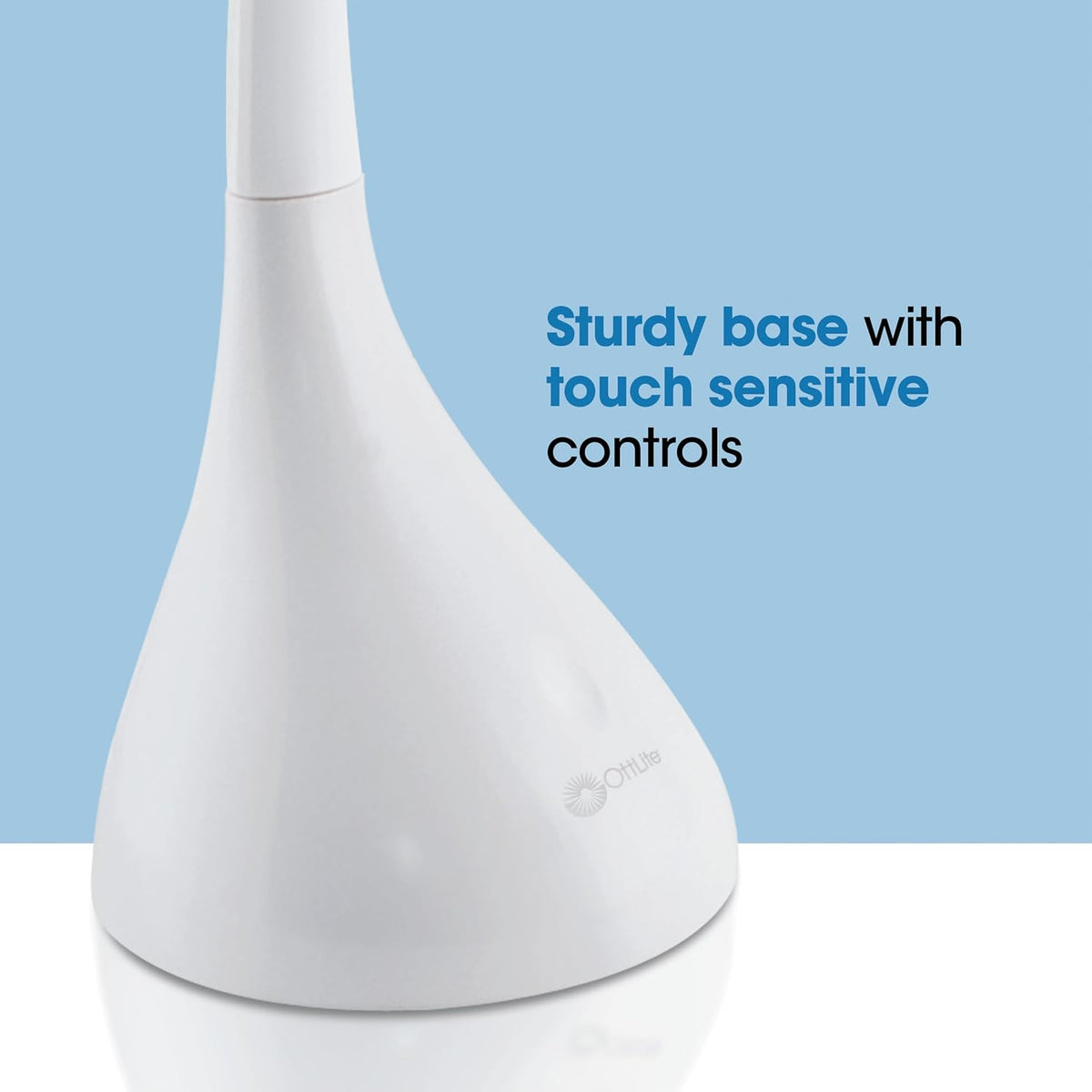 Creative Curves LED Desk Lamp, White