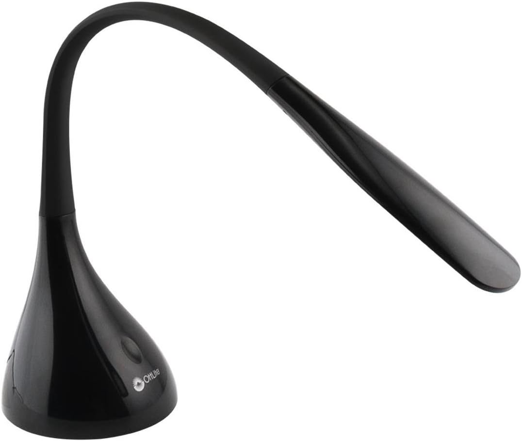 Creative Curves LED Desk Lamp, White