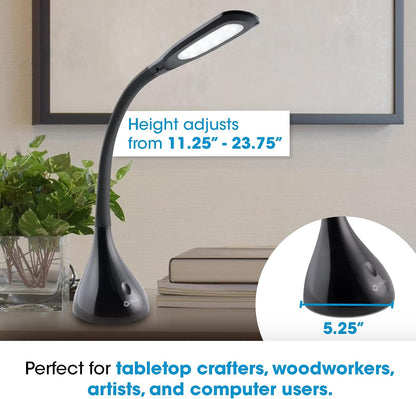 Creative Curves LED Desk Lamp, White