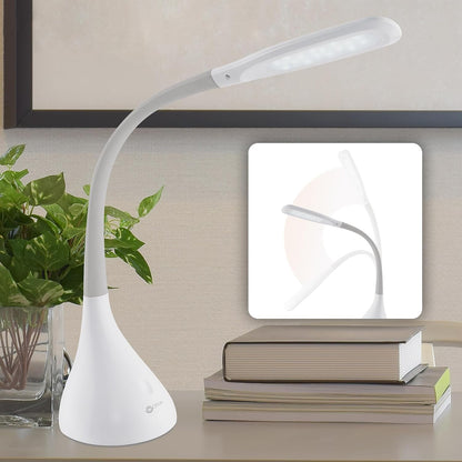 Creative Curves LED Desk Lamp, White