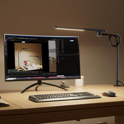 Honeywell HJ2 Clip On LED Desk Lamp with Clamp, Adjustable Reading Light