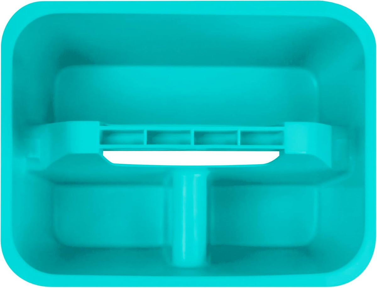 Mini Classroom Caddy, Multipurpose Classroom Organizer with Handle, Teal, 12-Pack (01065U12C)