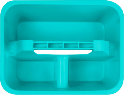 Mini Classroom Caddy, Multipurpose Classroom Organizer with Handle, Teal, 12-Pack (01065U12C)