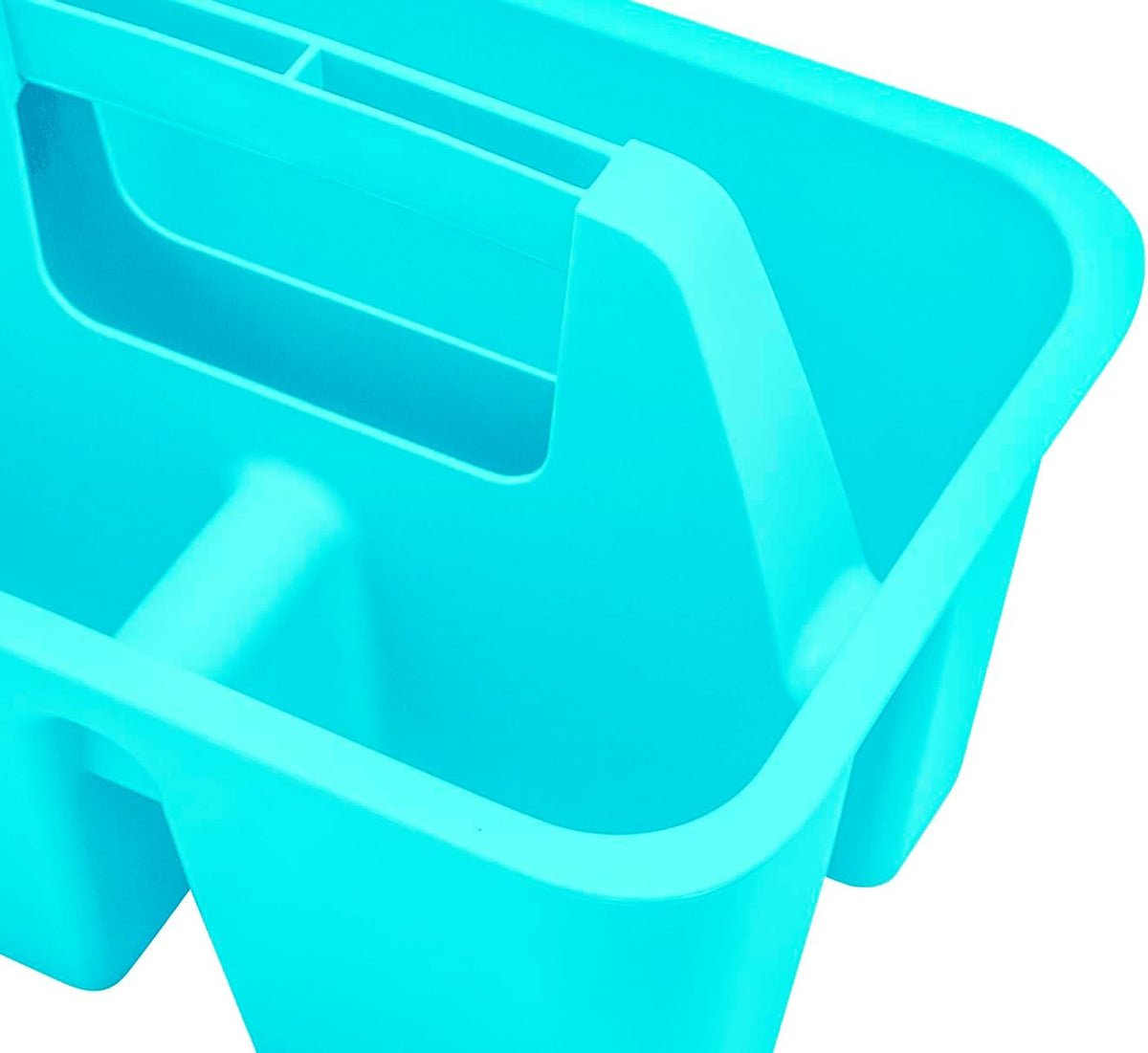 Mini Classroom Caddy, Multipurpose Classroom Organizer with Handle, Teal, 12-Pack (01065U12C)