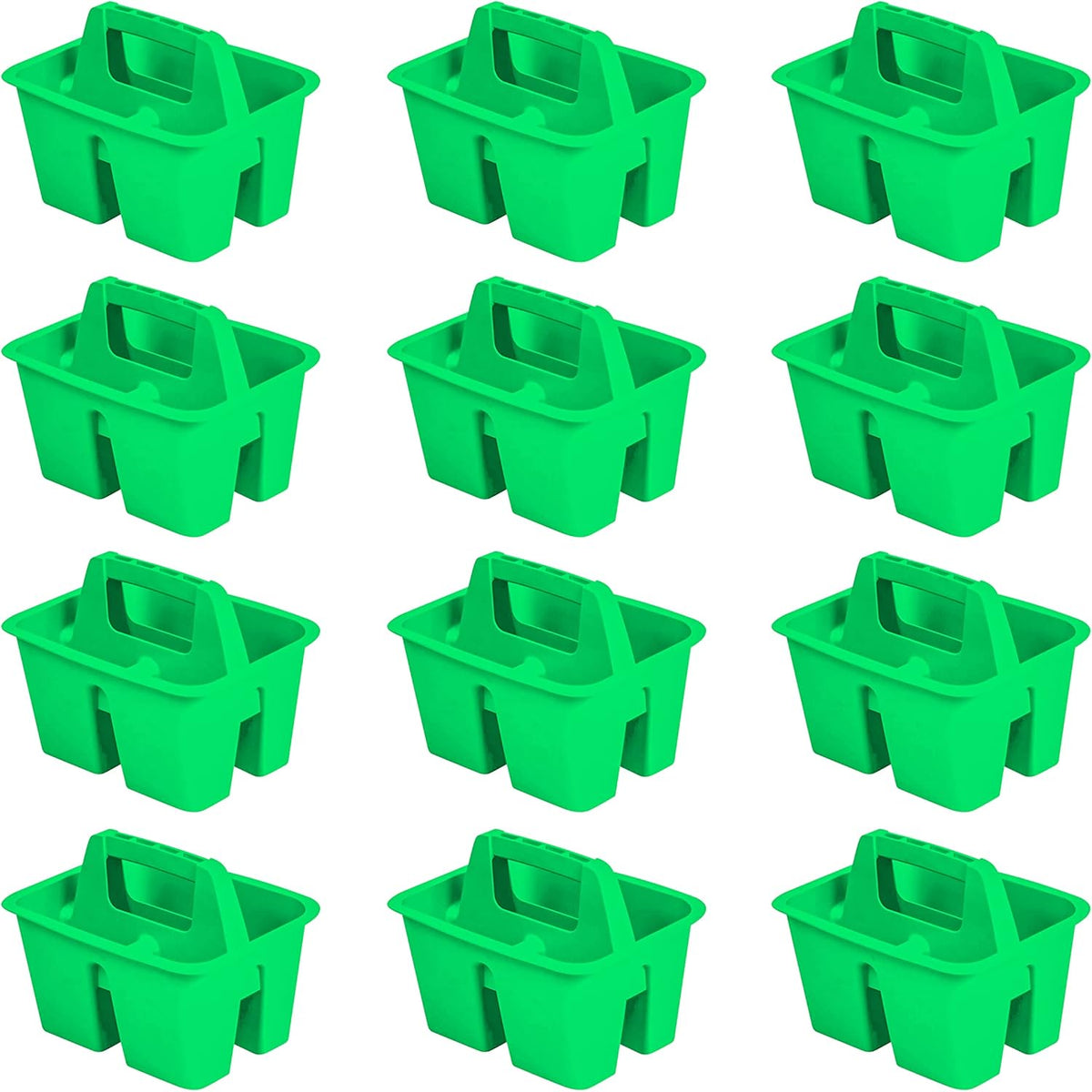 Mini Classroom Caddy, Multipurpose Classroom Organizer with Handle, Teal, 12-Pack (01065U12C)