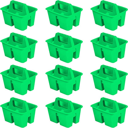 Mini Classroom Caddy, Multipurpose Classroom Organizer with Handle, Teal, 12-Pack (01065U12C)