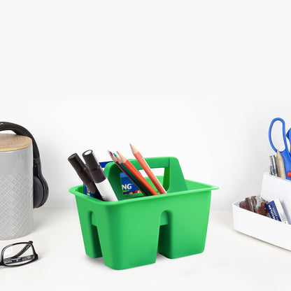 Mini Classroom Caddy, Multipurpose Classroom Organizer with Handle, Teal, 12-Pack (01065U12C)