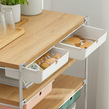 Under Desk Drawer, Large Self-Adhesive Under Desks Organiser, 13x9.2inch Hidden Under Desk Storage Box Cosmetics Case for Storage of Cutlery, Office Supplies, Stationery and Cosmetic (White)