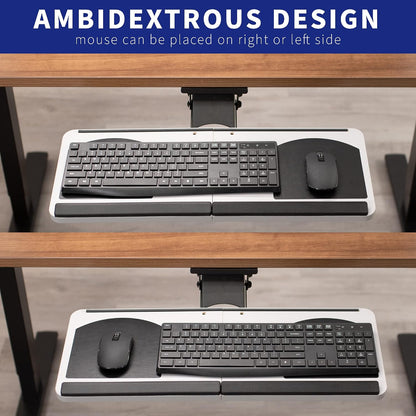 Under Desk 25 x 10 in Keyboard Tray, MOUNT-KB01