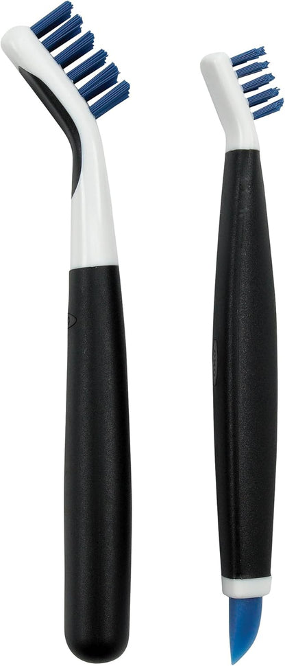 Good Grips Deep Clean Brush Set, Orange, Blue