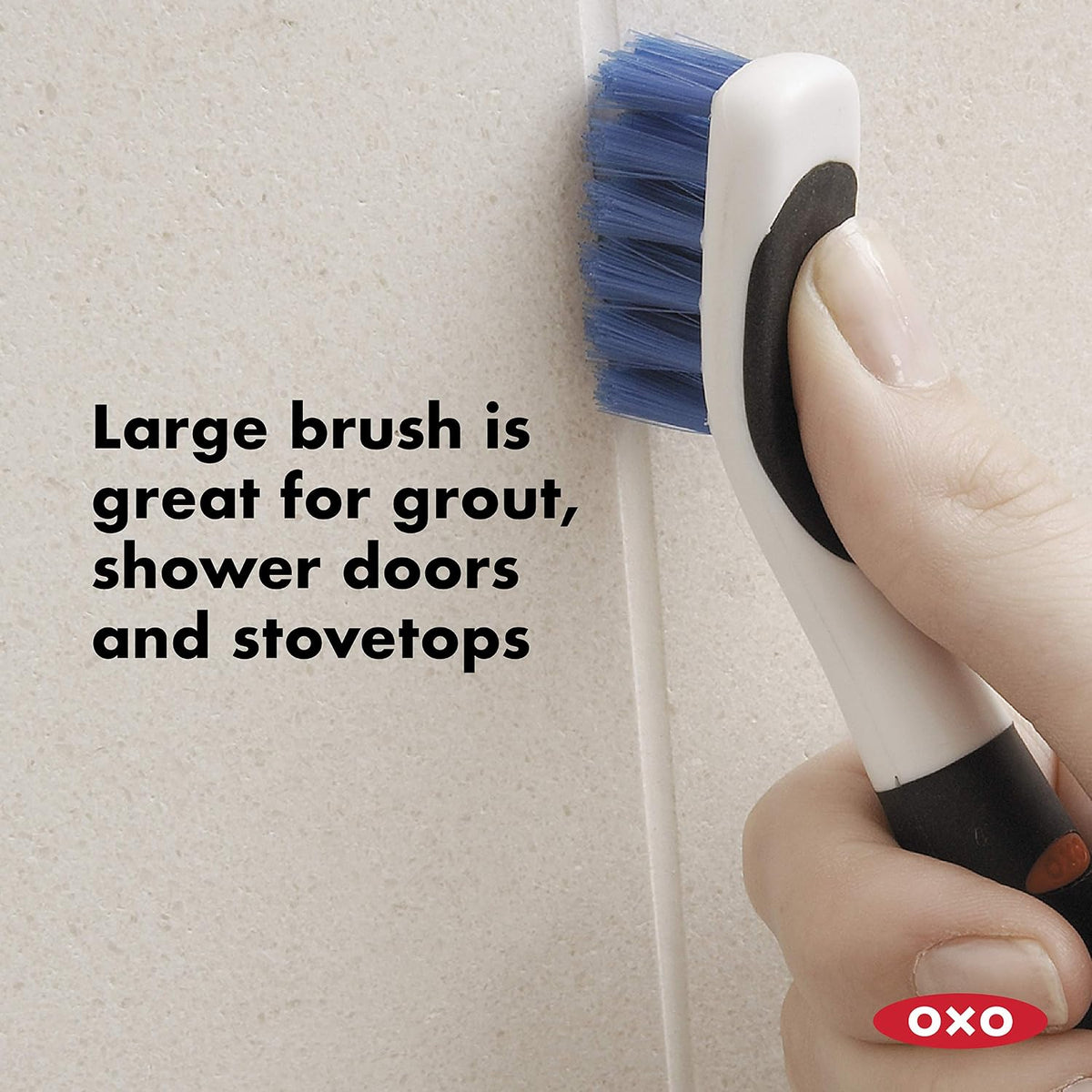 Good Grips Deep Clean Brush Set, Orange, Blue