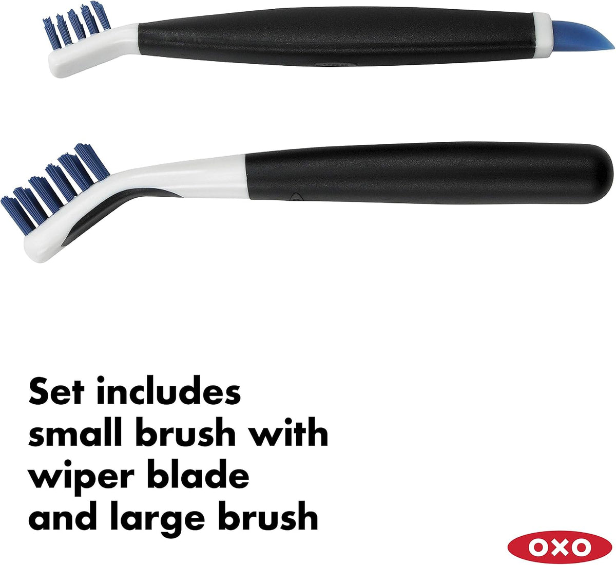 Good Grips Deep Clean Brush Set, Orange, Blue