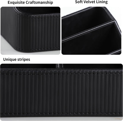 Small Remote Control Holder Bedside Nightstand Organizer Desk Caddy