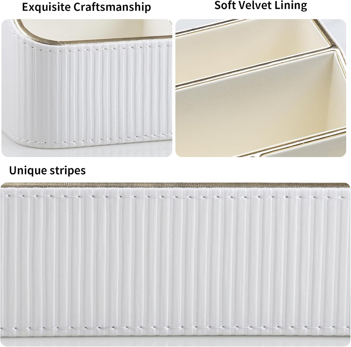 Small Remote Control Holder Bedside Nightstand Organizer Desk Caddy