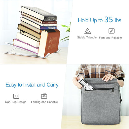 Laptop Stand, Laptop Holder Riser Computer Tablet Stand,Silver