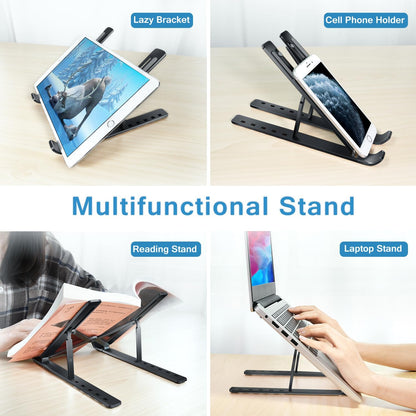 Laptop Stand, Laptop Holder Riser Computer Tablet Stand,Silver