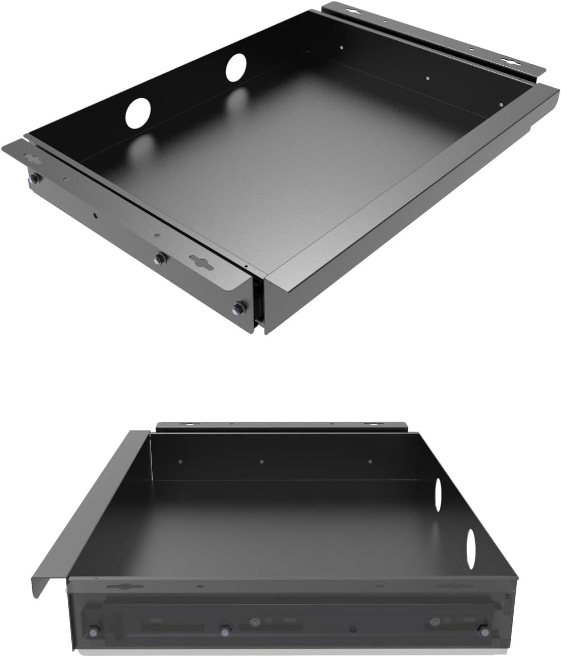 Under Desk Mounted Sliding Pull-out Drawer for Office Desk