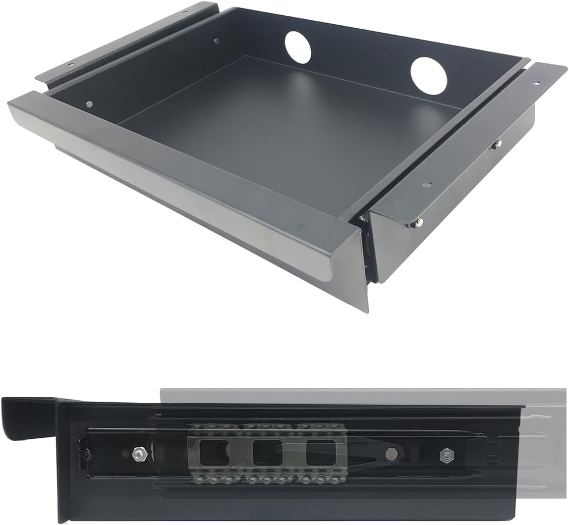 Under Desk Mounted Sliding Pull-out Drawer for Office Desk