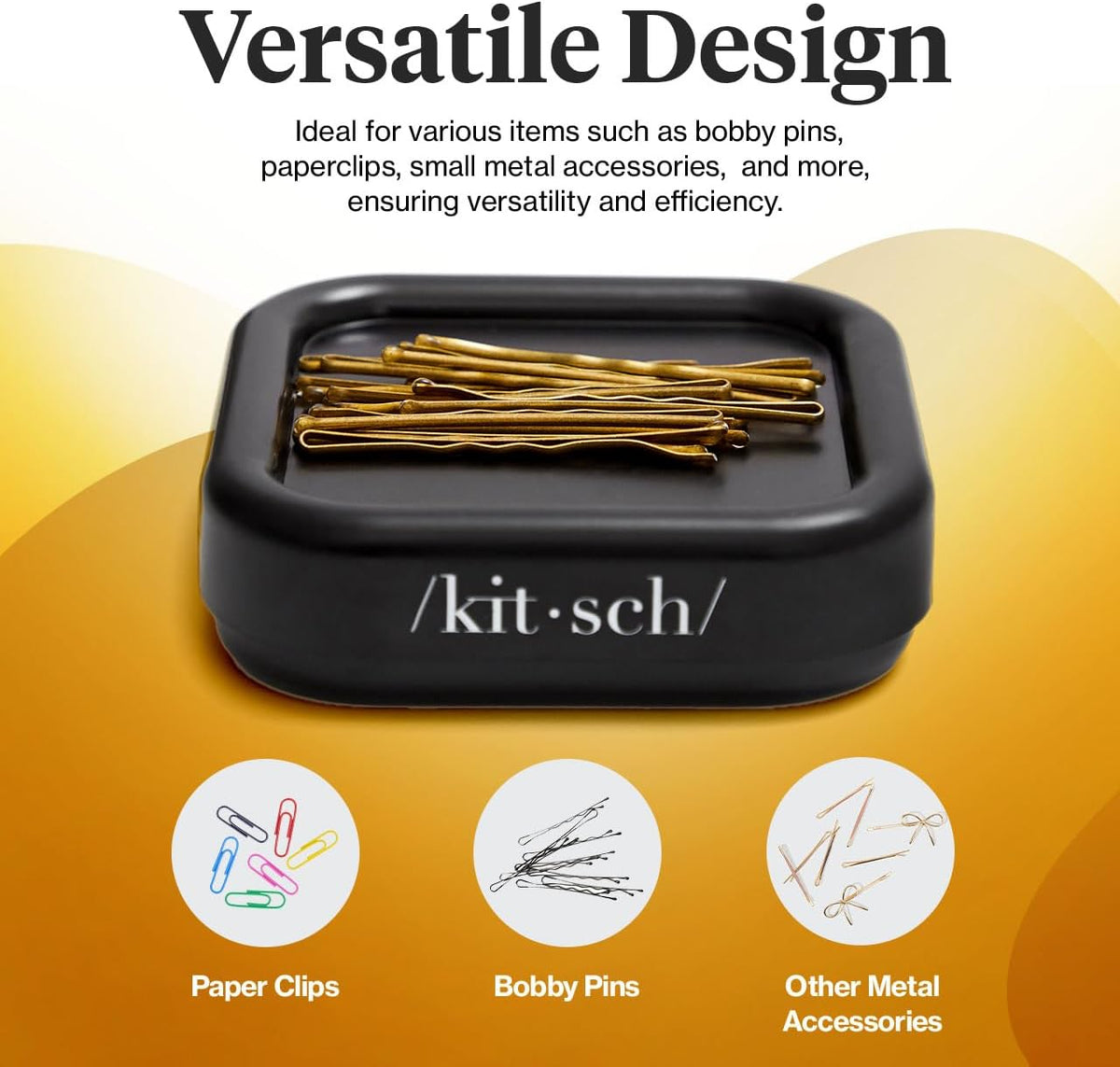Magnetic Bobby Pin Holder - Black, 1 Pc