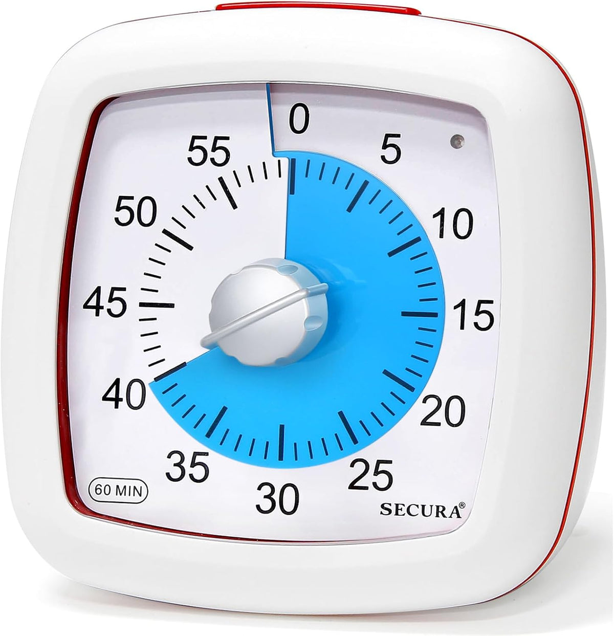 60-Minute Visual Timer, Silent Study Timer for Kids and Adults