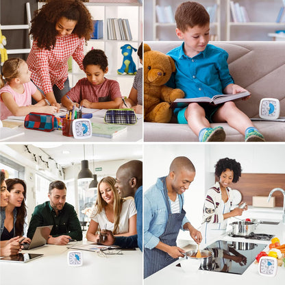 60-Minute Visual Timer, Silent Study Timer for Kids and Adults