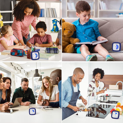 60-Minute Visual Timer, Silent Study Timer for Kids and Adults