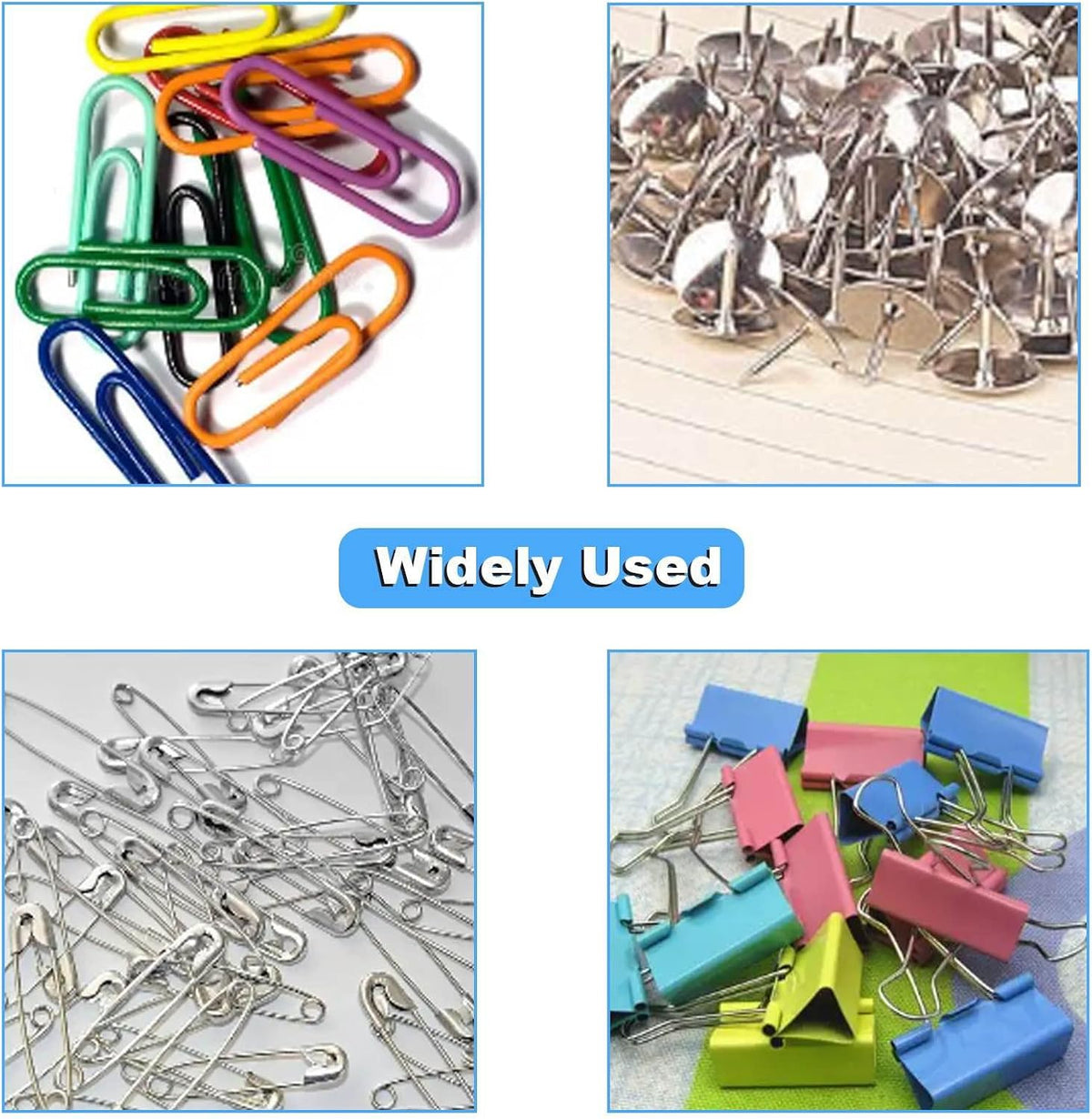 Mesh Paper Clip Holder 2 Pcs, Paper Clips Dispenser Papers Clip, Paperclip Holders for Desk, Paper Clip Holder，Paper Clips Dispenser,for Offices, Homes,Schools Organizer Office