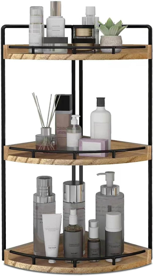 Corner Bathroom Organizer Countertop,Vanity Counter Storage Shelf