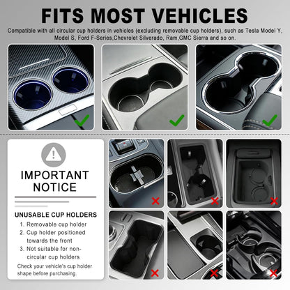 Car Desk for Laptop, Rotating Car Table Tray for Cup Holder