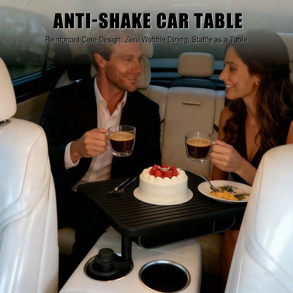 Car Desk for Laptop, Rotating Car Table Tray for Cup Holder