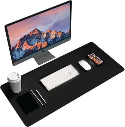 Faux Leather Desk Mat for Keyboard & Mouse