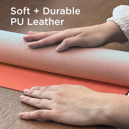 Faux Leather Desk Mat for Keyboard & Mouse