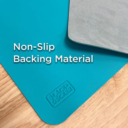 Faux Leather Desk Mat for Keyboard & Mouse
