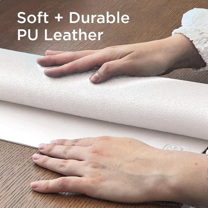 Faux Leather Desk Mat for Keyboard & Mouse