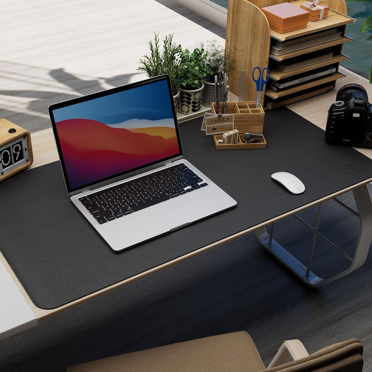 Desk Protector Mat and Pad for Office (Dark Brown, 15.7"x31.5")
