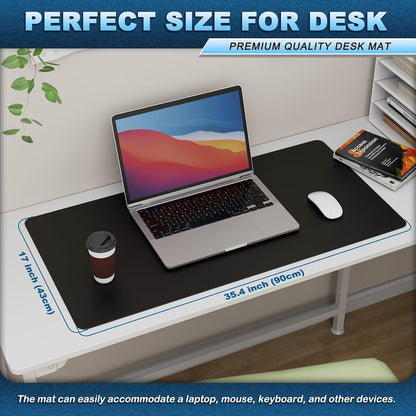 Desk Protector Mat and Pad for Office (Dark Brown, 15.7"x31.5")