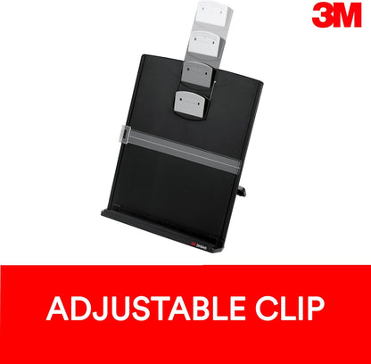 Desktop Document Holder for Monitor, 3.375 in x 12.0 in x 1.75 in