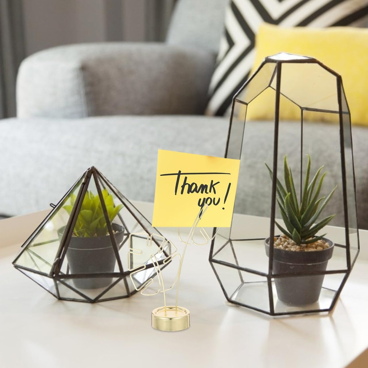 Gold Card Clip Holder Turtle Leaf Shapes Photo Display Stand Memo Note Message Cards Display Pick Stand for Home Party