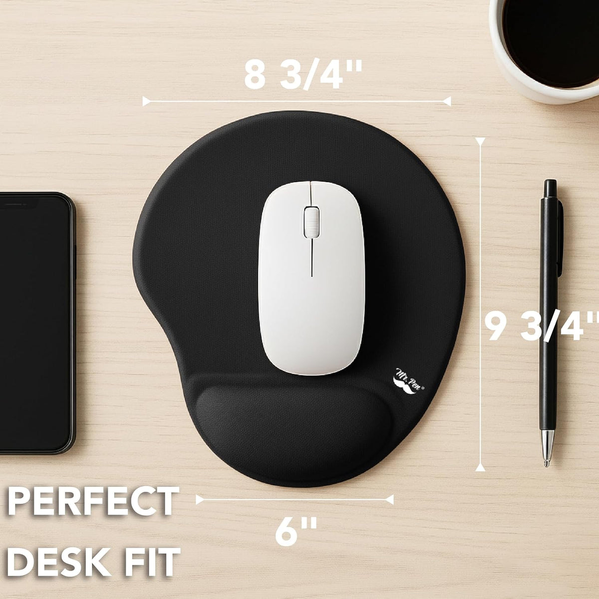 Ergonomic Mouse Pad with Wrist Rest