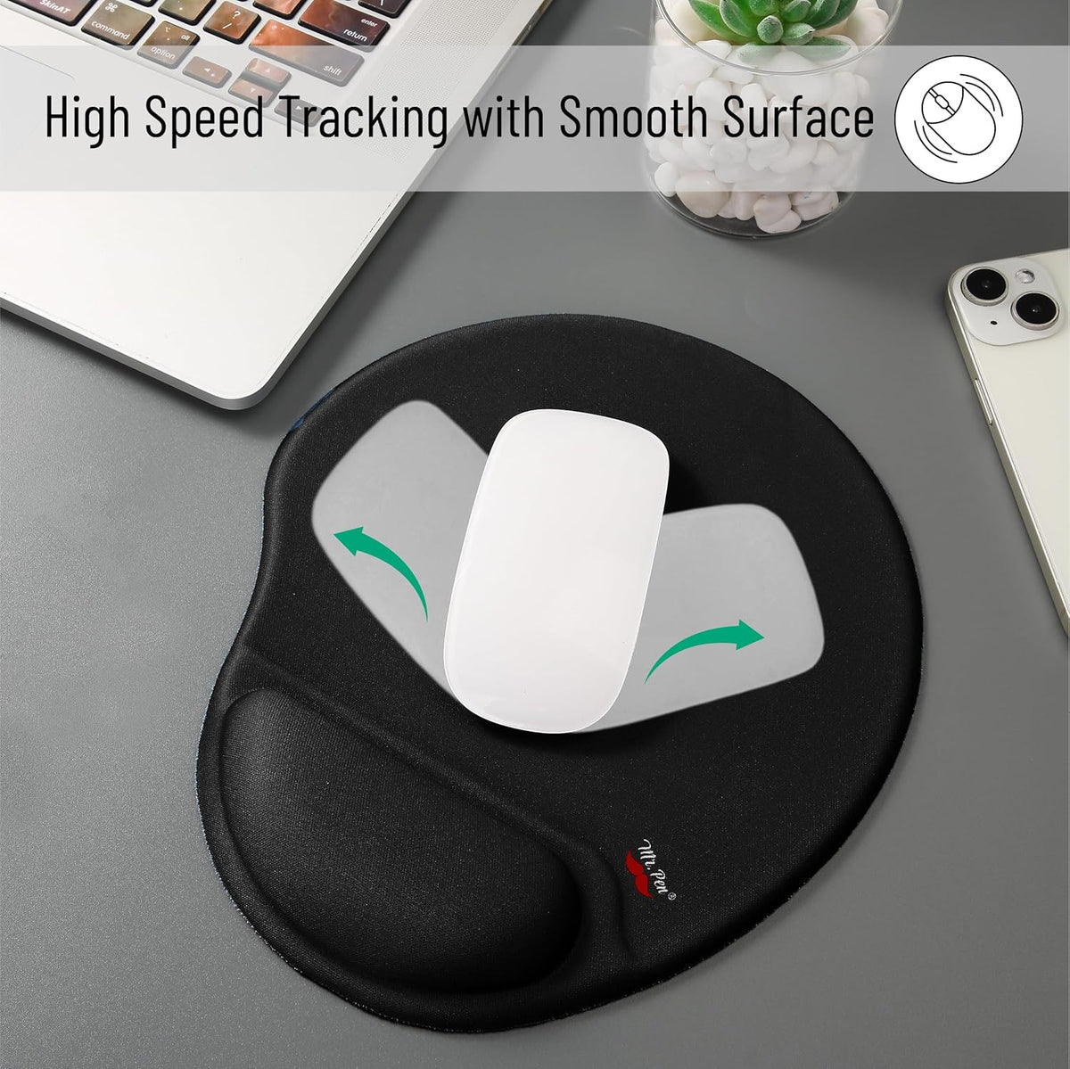 Ergonomic Mouse Pad with Wrist Rest