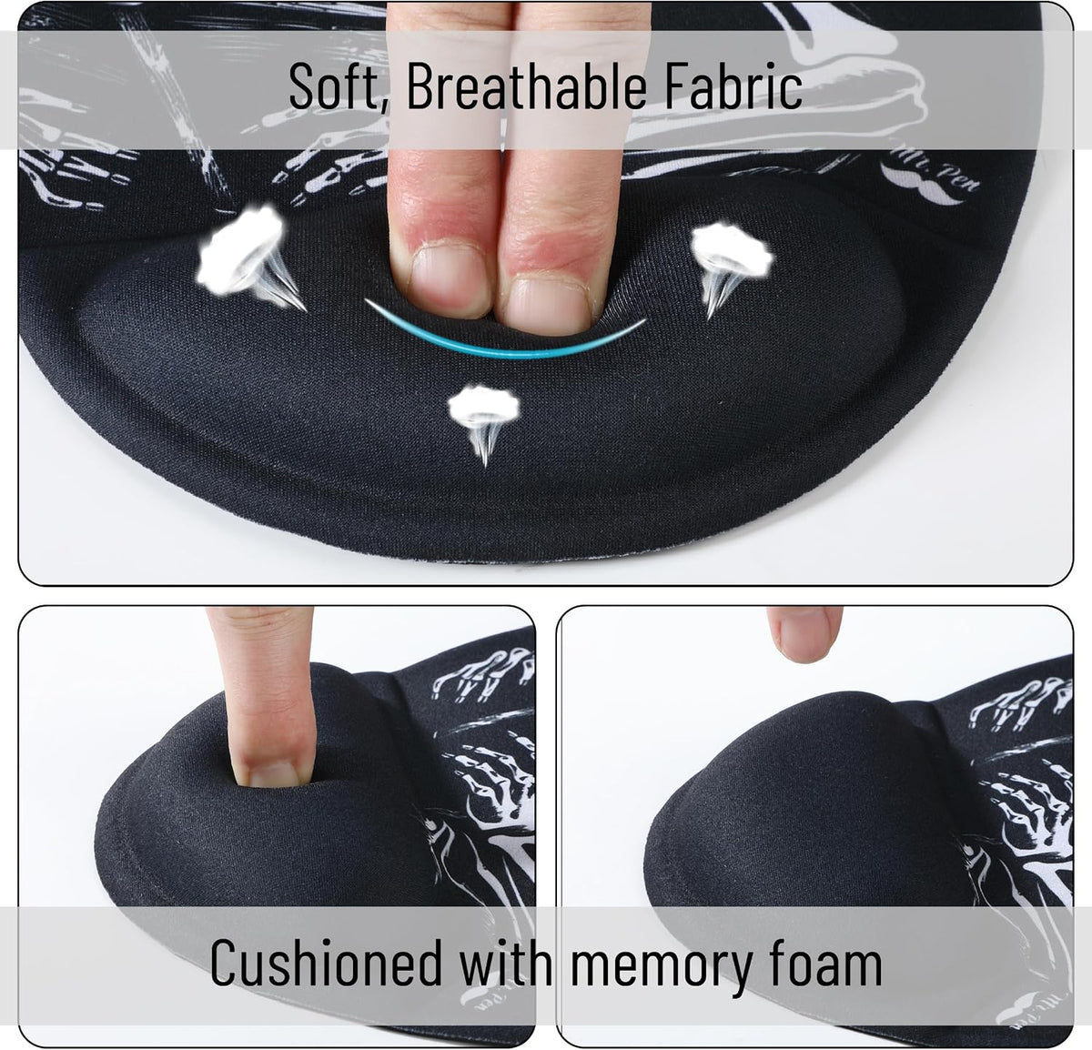 Ergonomic Mouse Pad with Wrist Rest