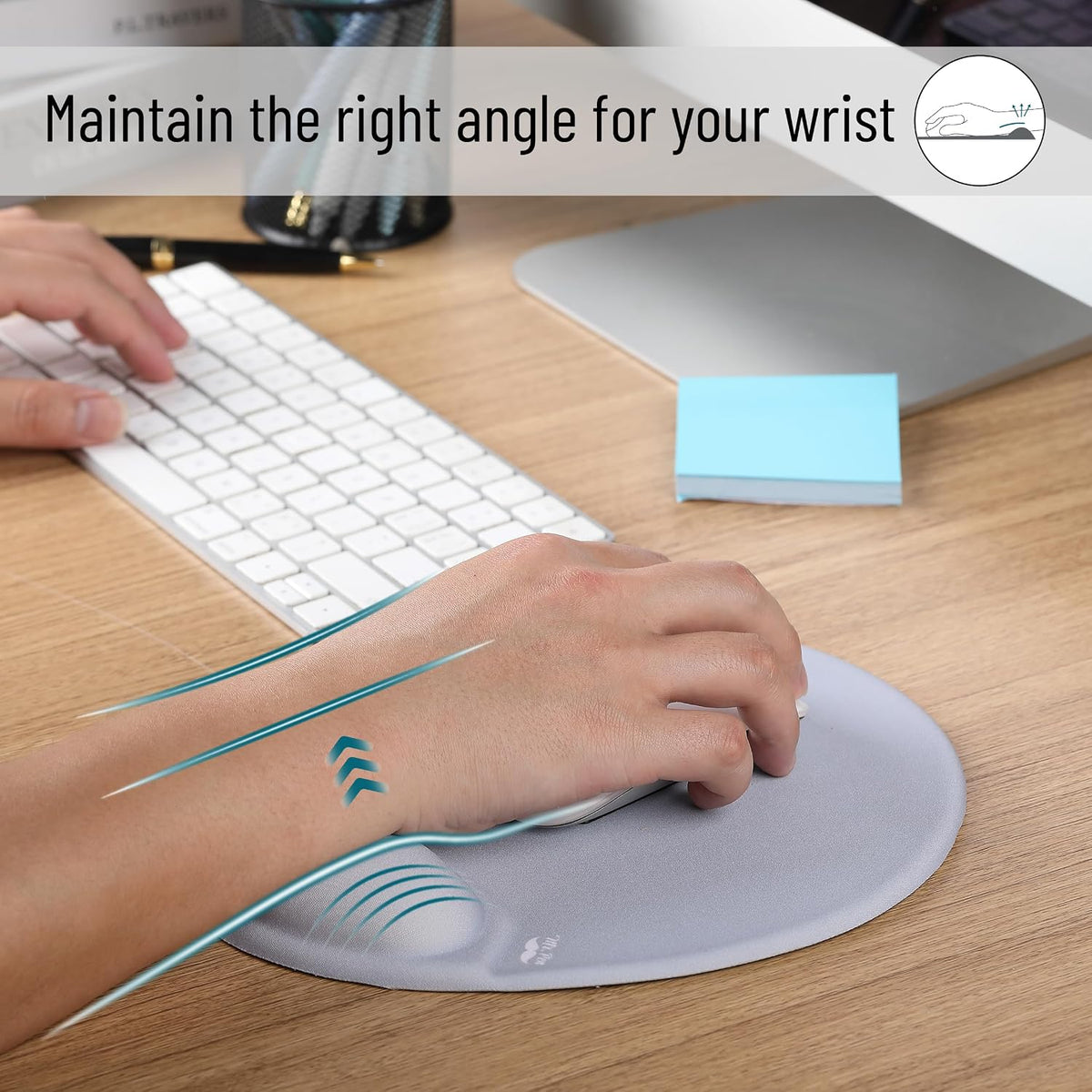 Ergonomic Mouse Pad with Wrist Rest