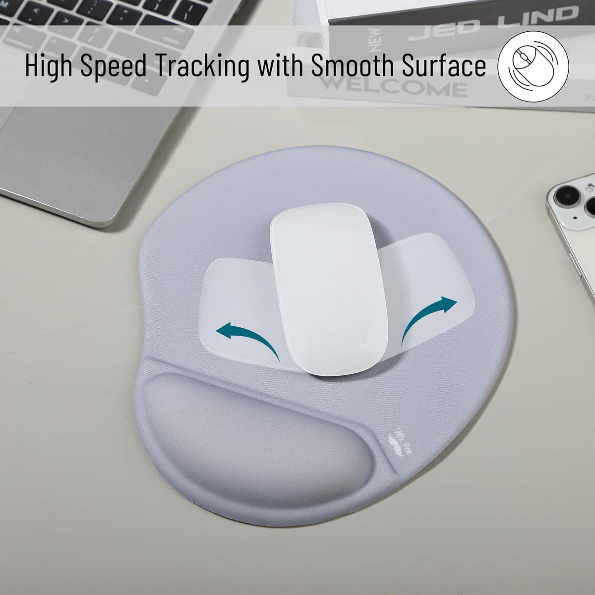Ergonomic Mouse Pad with Wrist Rest