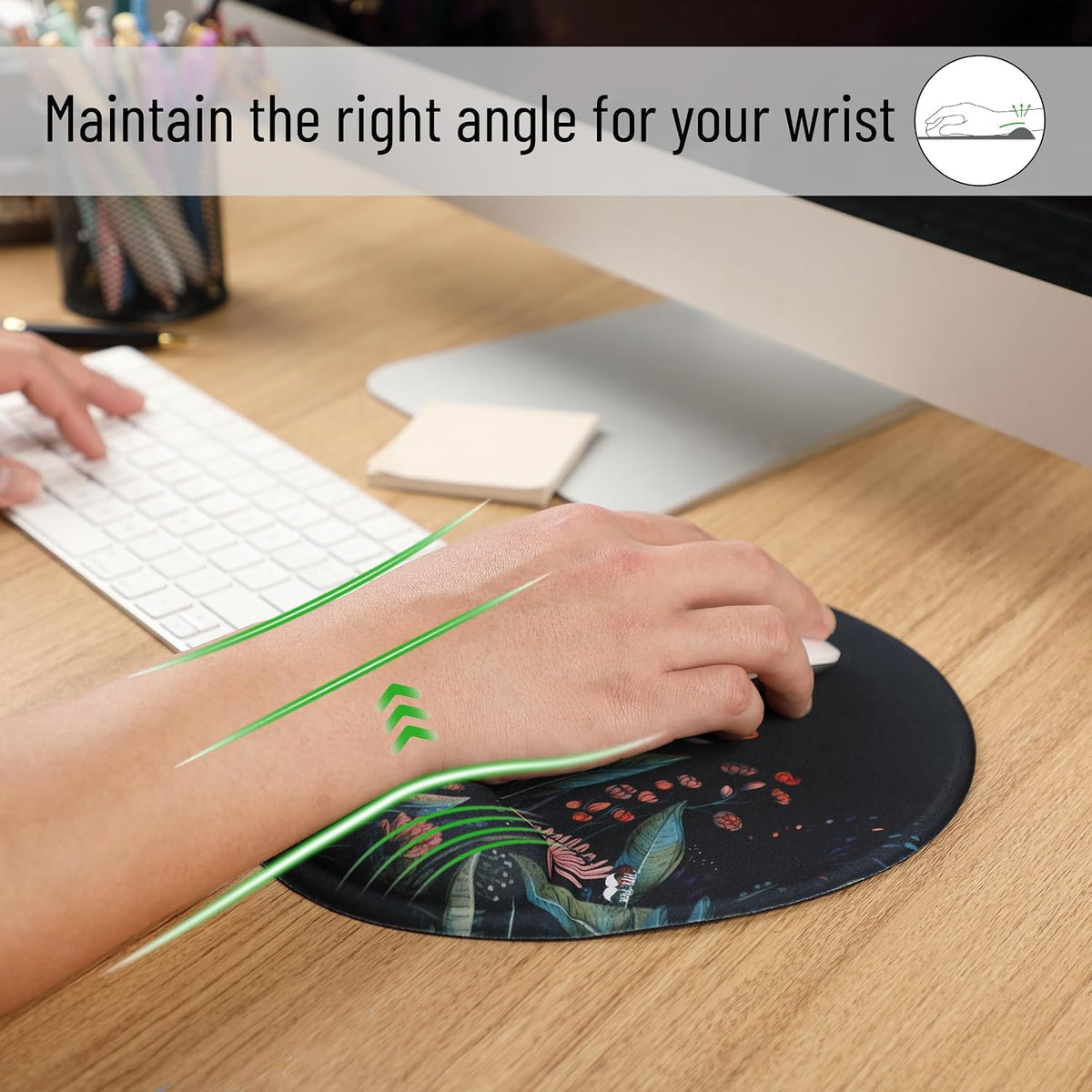 Ergonomic Mouse Pad with Wrist Rest