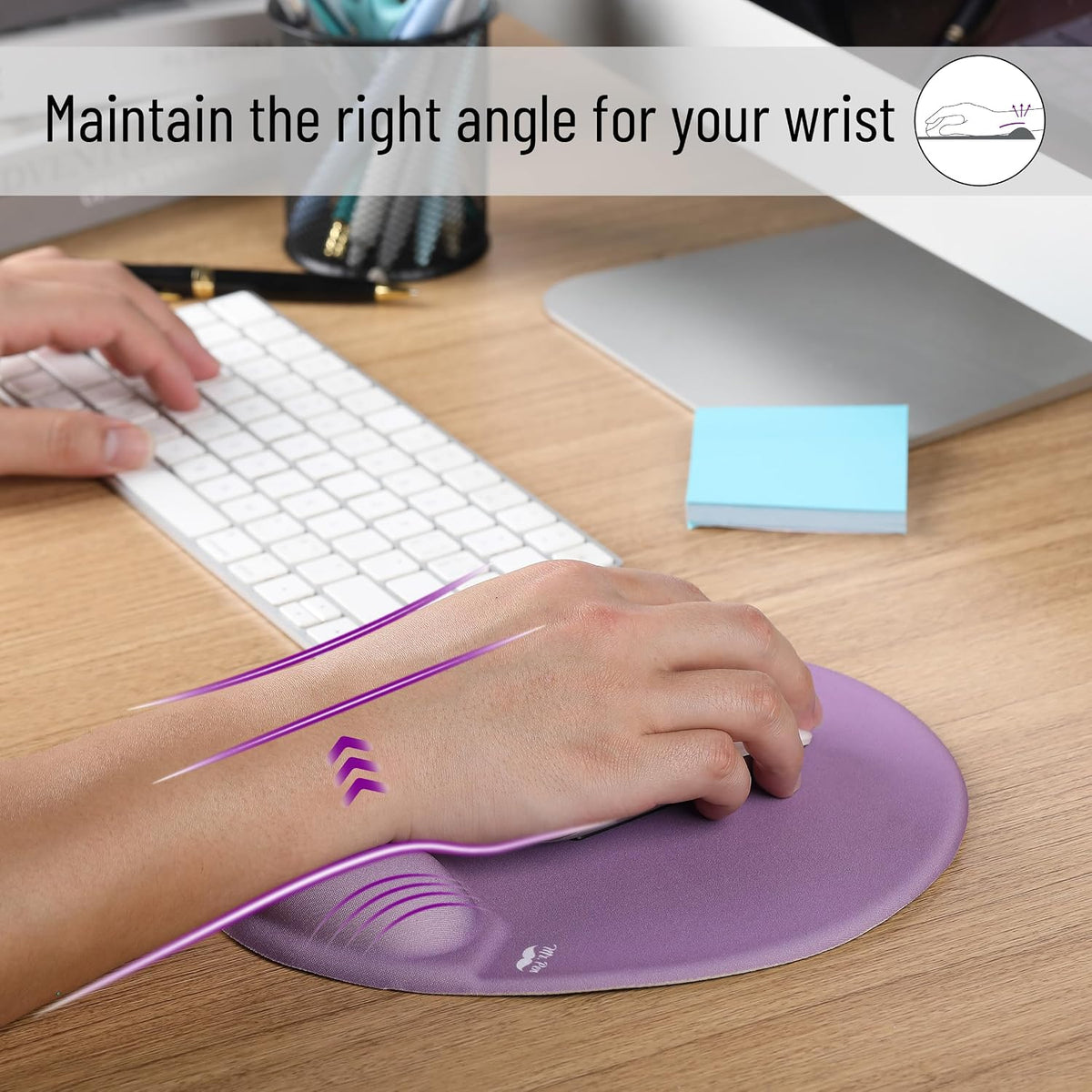 Ergonomic Mouse Pad with Wrist Rest