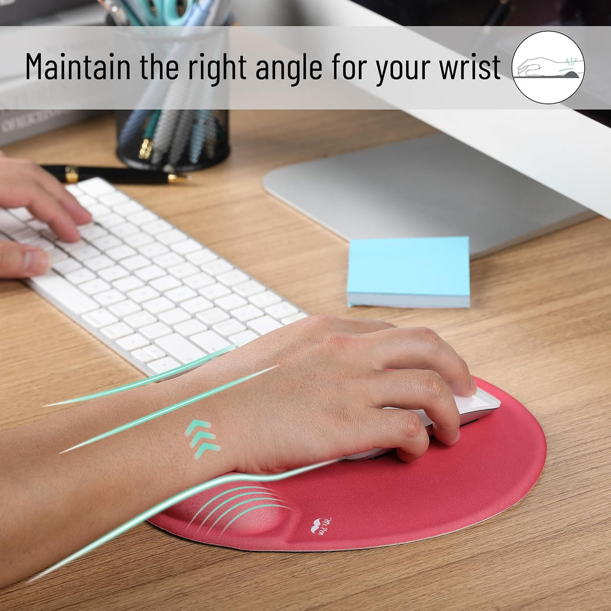 Ergonomic Mouse Pad with Wrist Rest