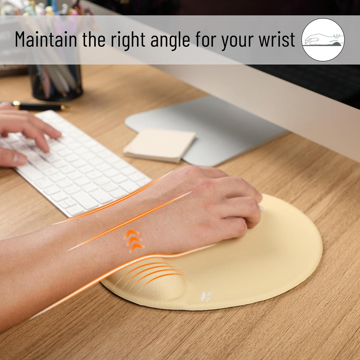 Ergonomic Mouse Pad with Wrist Rest