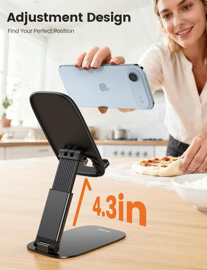 Ultra-Thin Foldable Cell Phone Stand for Desk